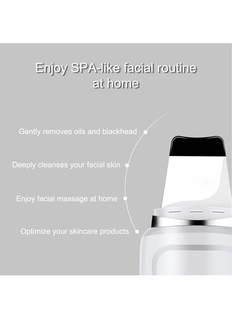 NIBEMINENT Skin Scrubber Face Spatula, Blackhead Remover Pore Cleaner with LCD Display, Spatula Tool Four Modes, Comedones Extractor for Facial Deep  - Image 4