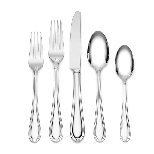 Lenox Ashbridge 80Piece Flatware Set 1255 Metallic