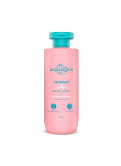 Aqualogica Radiance+ Silky Body Lotion-200Ml|Long Lasting Intensive Deep 24H Moisturization|With Watermelon & Niacinamide|Non Greasy & Healthy Radiant Skin|Daily Moisturiser For Dry And Rough Skin  - Image 1