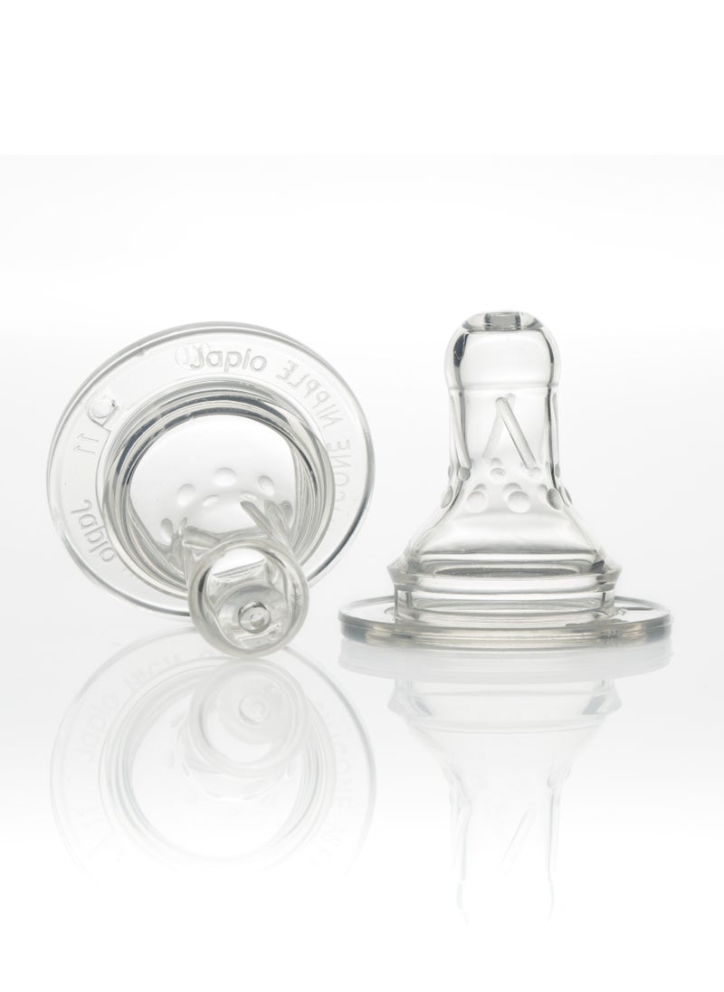 Japlo Round baby feeding Bottle with Anti-colic nipple & Lukewarm water mixer size 240 ml CARD(assorted)  - Image 2