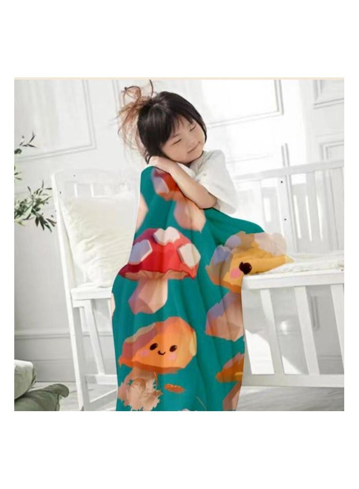 general Flannel thin blanket (warm and comfortable, suitable for sleep, gaming, dust removal and sandproof) 150cm*200cm - 1192 - Image 1