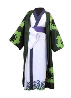 Two-piece Wano cosplay suit Roronoa Zoro One Piece anime suit kimono