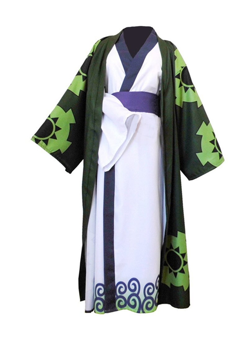Generic - Two-piece Wano cosplay suit Roronoa Zoro One Piece anime suit kimono - Image 1