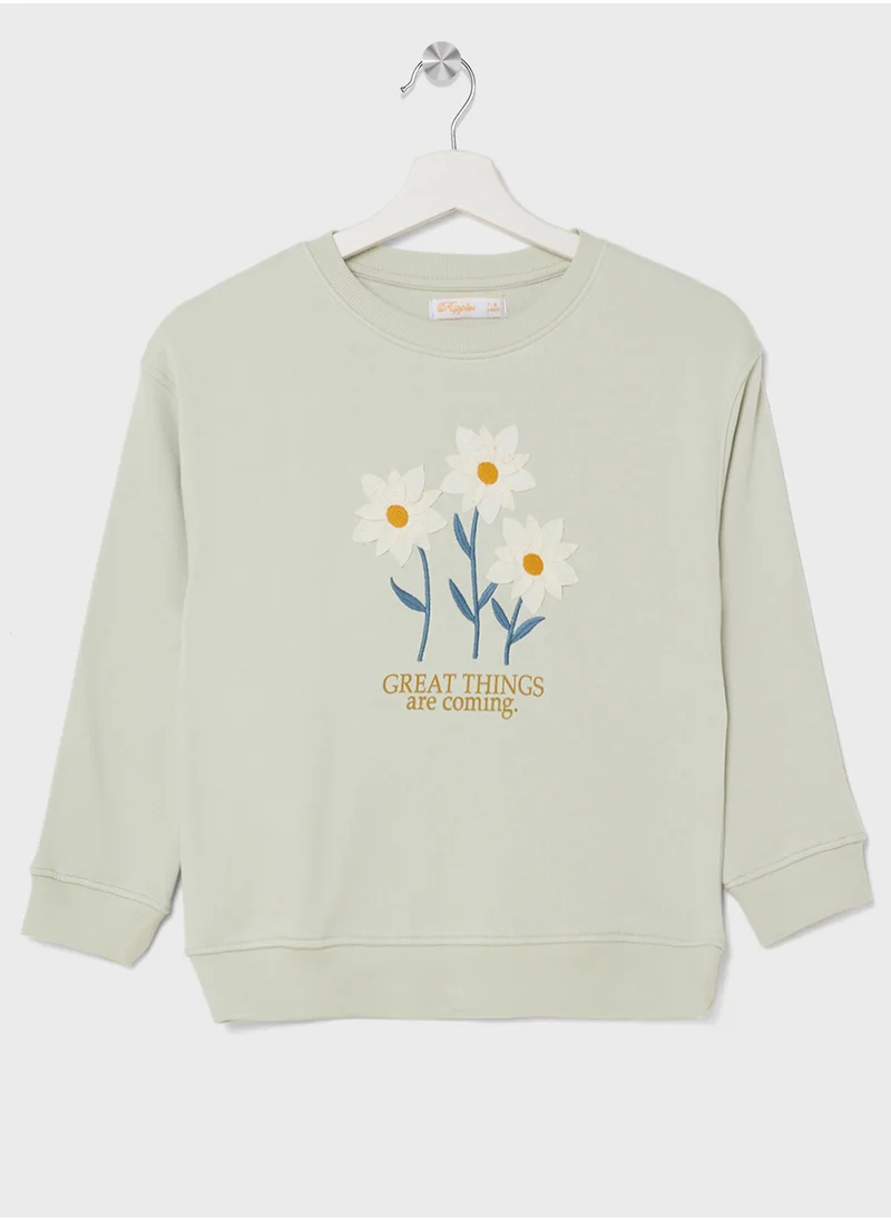 ريبلز مع نمشي Girls Sweatshirts