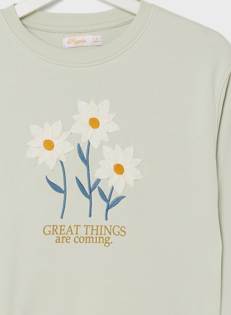 Ripples Girls Sweatshirts - Image 3