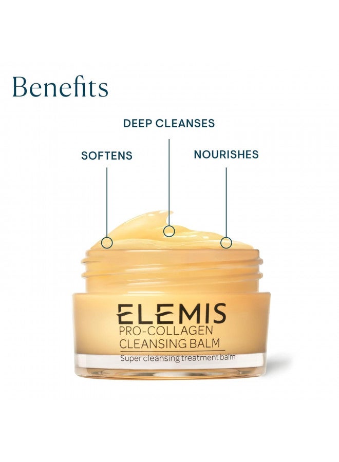 Elemis ELEMIS Pro-Collagen Cleansing Balm | Ultra Nourishing Treatment Balm + Facial Mask Deeply Cleanses, Soothes, 0.7 Fl Oz (Pack of 1) - Image 3