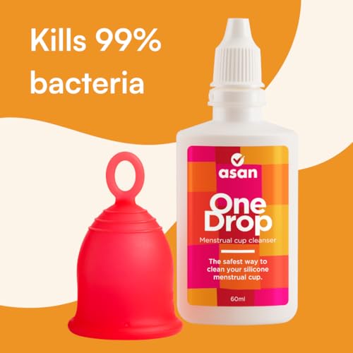 Asan OneDrop Menstrual Cup Cleanser I Best Natural Menstrual Cup Wash I Maintains Cup Hygiene I Removes Odour & Stains I 60 ml I Kills 99% of bacteria… - Image 3