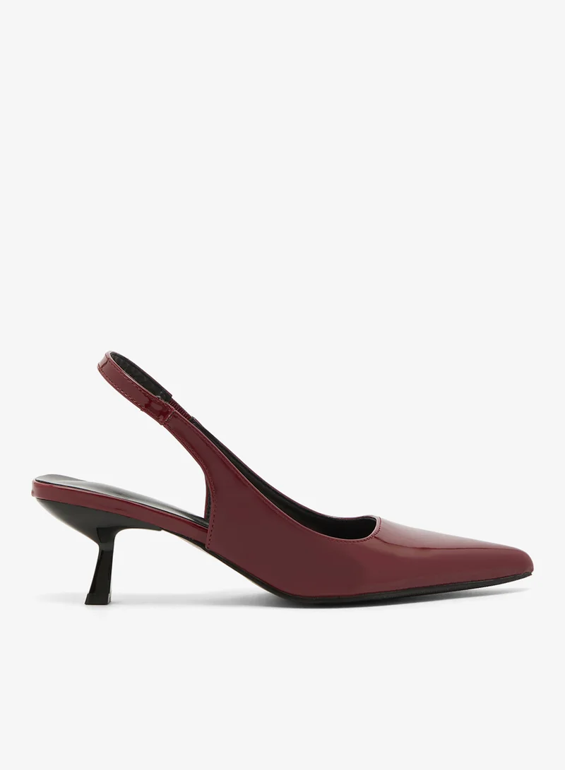 ELLA Classic Kitten Heel Sling Back Pumps