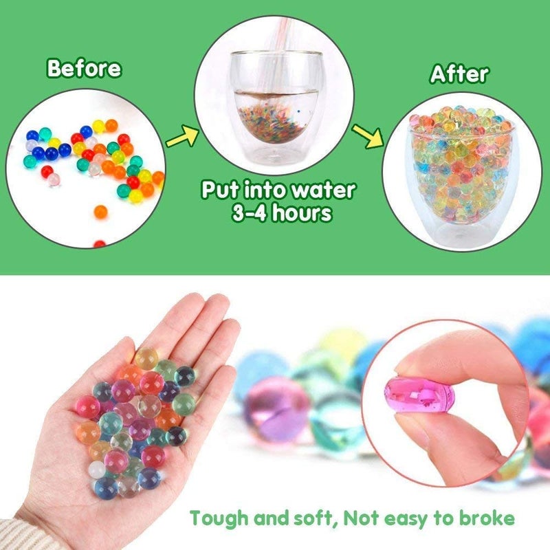 Firstly 55000 Pieces Gel Soil Beads Crystal Water Balls Vase Filler NonToxic for Plants Home Decoration 78oz - Image 2