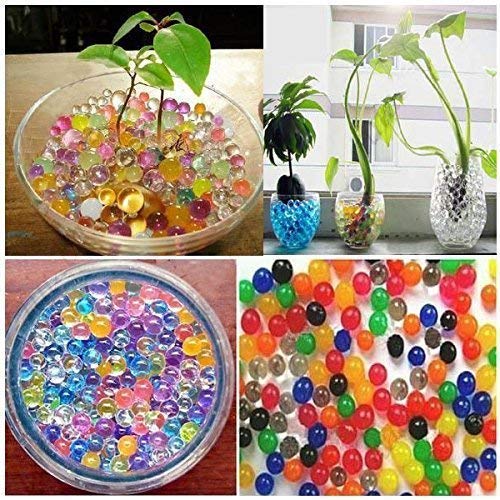 Firstly 55000 Pieces Gel Soil Beads Crystal Water Balls Vase Filler NonToxic for Plants Home Decoration 78oz - Image 1