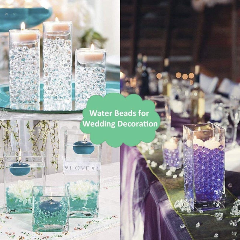 Firstly 55000 Pieces Gel Soil Beads Crystal Water Balls Vase Filler NonToxic for Plants Home Decoration 78oz - Image 5