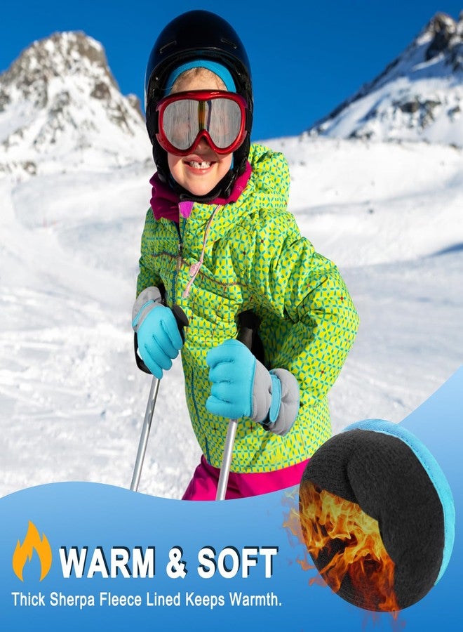 DARCHEN 3-12 Kids Snow Gloves Boys Winter Waterproof Ski Snowboarding Insulated Warm Windproof Cold Weather Sports Age Girls Years Olds - Image 3