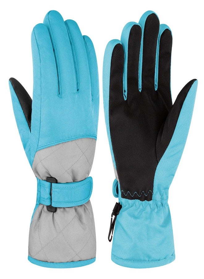 DARCHEN 3-12 Kids Snow Gloves Boys Winter Waterproof Ski Snowboarding Insulated Warm Windproof Cold Weather Sports Age Girls Years Olds - Image 1