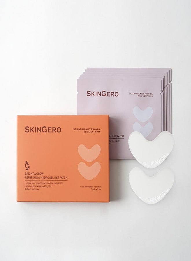 SKINGERO لصقات العين الهيدروجيل المنعشة من سكينجيرو - برايت آند جلو (7 أزواج) - Image 1