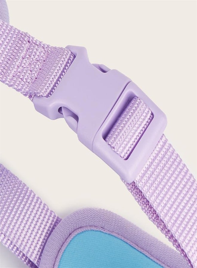 PAWXPRESS 4-in-1 Adjustable Dog Harness with Leash - No-Pull Pet Vest, Training Harness, Dog Collar & Leash Set - Lightweight & Comfortable (Blue-Purple, L) - Image 3