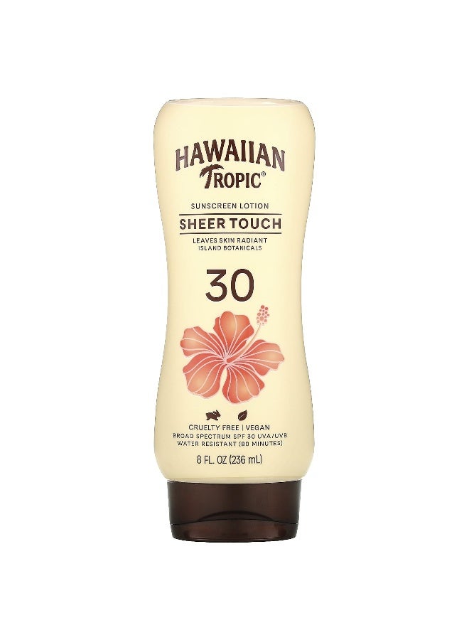 Hawaiian Tropic Hawaiian Tropic, Sheer Touch, Sunscreen Lotion, SPF 30, 8 fl oz (236 ml)  - Image 1