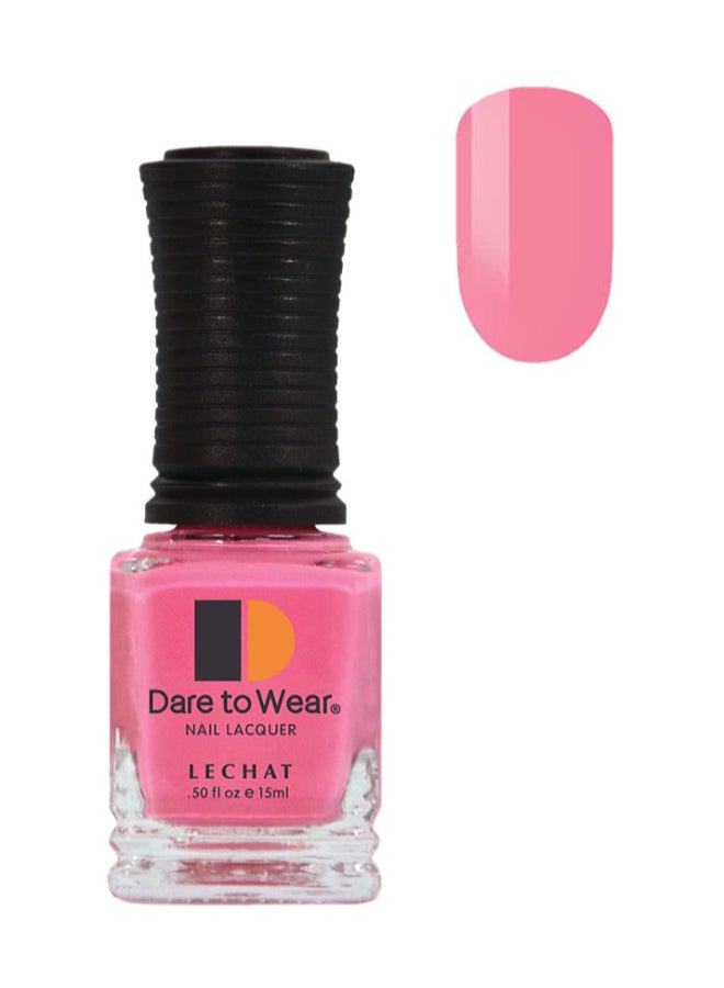 Lechat Nail Polish Super Shine Long Wear Lacquer Quick Drying Nail Color Resists Chips Fading Lasts Up To 3 Weeks Precise Application In One Stroke Nail Paint  Cotton Candy Dw119