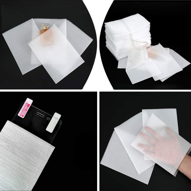 NaRaMax 100PCS 4 x 6 Inch Foam Pouches Foam Wrap Cushion Pouches Foam Wrap Sheets Packing Pouches Moving Supplies for Packing Storage or Shipping (White) - Image 2