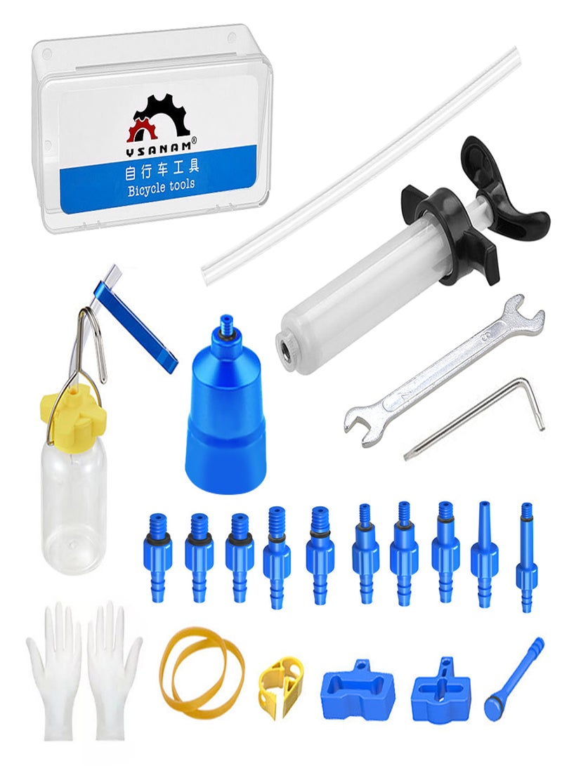 YSANAM Brake Bleed Kit Bicycle Hydraulic Disc Brake Oil Bleeding Tool - Image 1