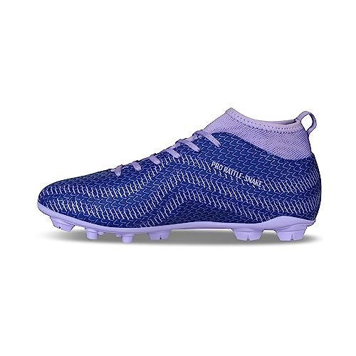 Aivin Pro Rattle Snake Football Stud, Lightweight Insole/Comfort and Grip Football Shoes for Men Blue - Image 1