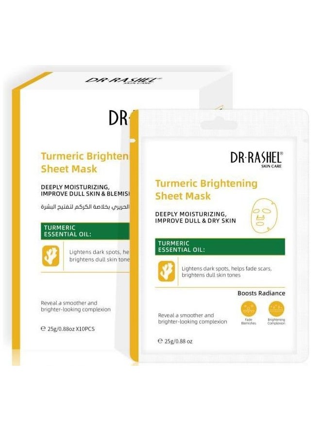 Rashell Cosmetics Dr Rashel Turmeric Brightening Sheet Mask 