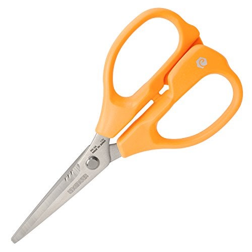 Engineer Best Versatile High Performance Combination Scissors W/Micro-Serrations Holds the Object without slippage such as Kevlar, Aramid Fiber, Plastic Plate, Etc. (Yellow) - Image 1