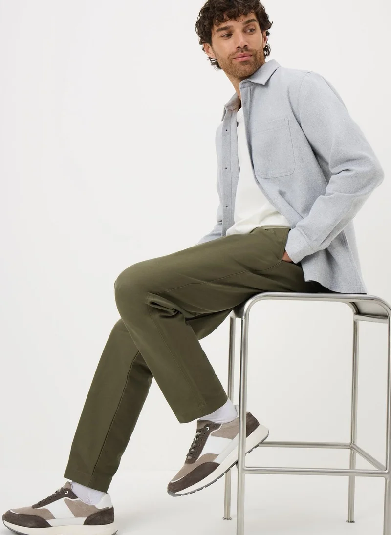 ماتلان Khaki Canvas Chinos