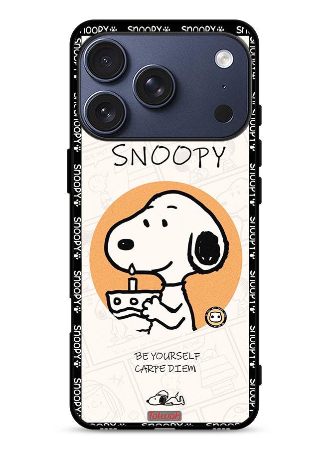 Tolwak Apple iPhone 17 Pro Protective Case Cover Snoopy Be Yourself - Image 1