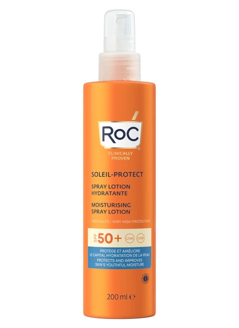 RoC Soleil-Protect SPF 50 Moisturizing Sunscreen Spray Lotion 200ml