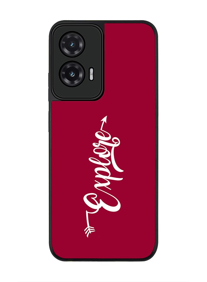 For Motorola Moto G35 Case,Slim fit Camera Protection, Shockproof Thin Phone cover  - Explore