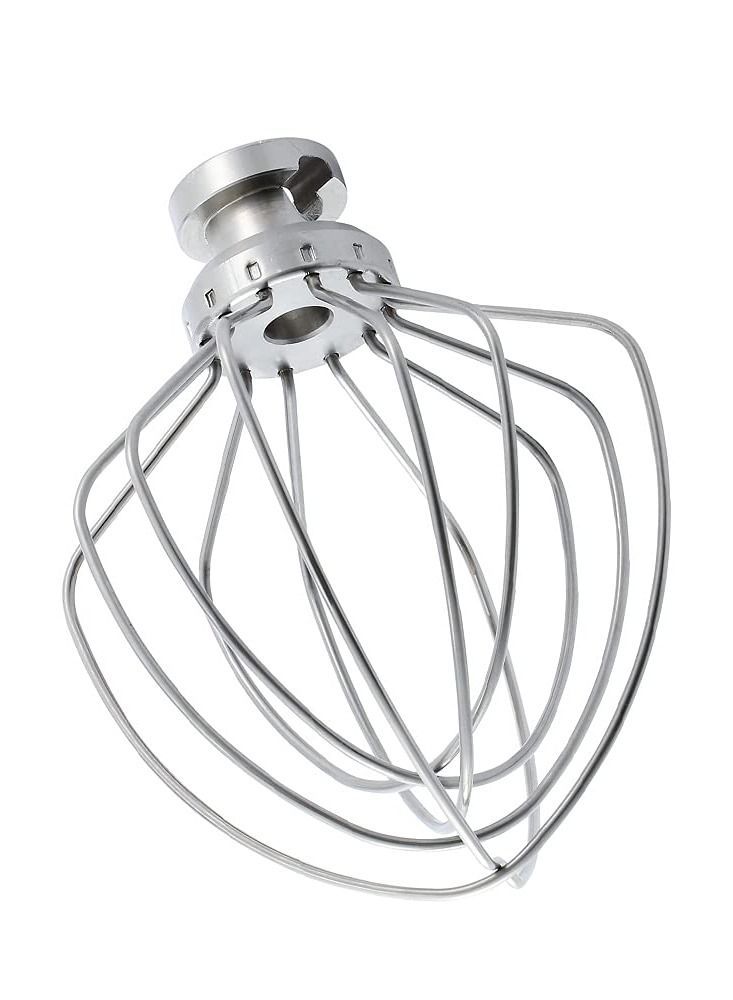Y&D Stainless steel Wire Whip Attachment Compatible with KitchenAid Tilt-Head Stand Mixer Accessory K45WW Replacement, Egg Cream Stirrer, Whipping White, Cakes Mayonnaise Whisk, Dishwasher Safe  - Image 1