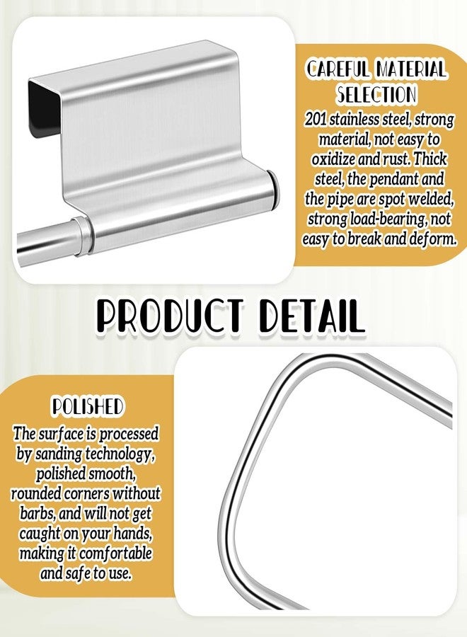 Yaocom 12.4 Inches Cabinet Door Paper Towel Holder Camper Under Sink Paper Towel Storage and Dispenser for Kitchen Bathroom Laundry Room(1 Pcs) - Image 5