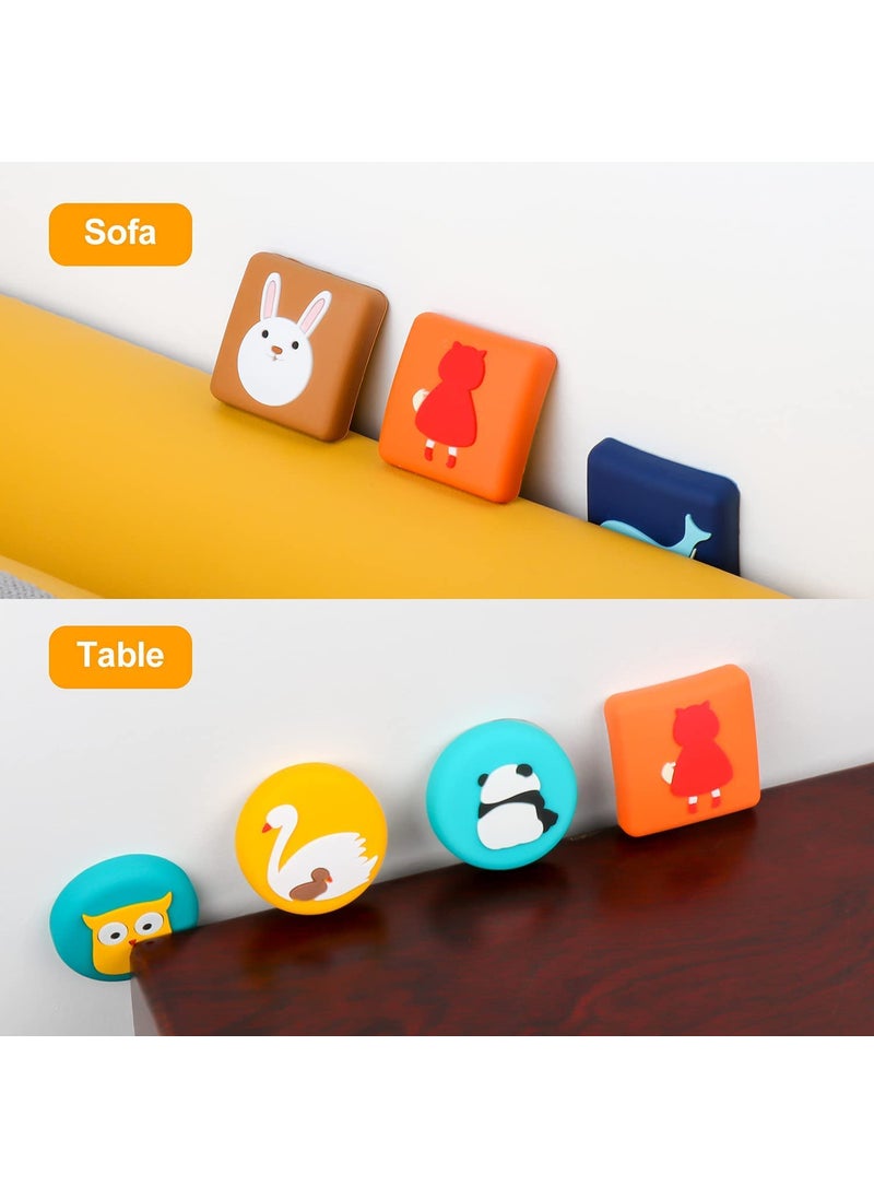 Mockery Mockery Silicone 6 PCS Door Bumper Wall Protector Self Adhesive Door Stopper Knob PadsSoft Reusable Rubber Wall Protectors Shield  - Image 5