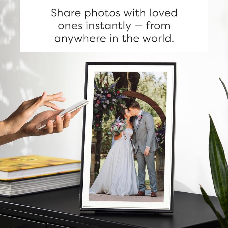 Skylight Skylight Digital Picture Frame:15 inch WiFi Enabled with Charging Capacity from Phone, Touch Screen, Digital Photo Frame, Customizable Gift for Friends and Family, Color  - Image 2