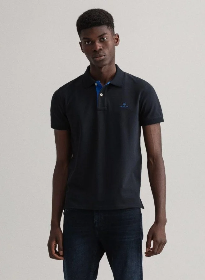 GANT Gant Contrast Collar Pique Polo Shirt