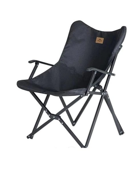 Outdoor Foldable Moon Chair Black