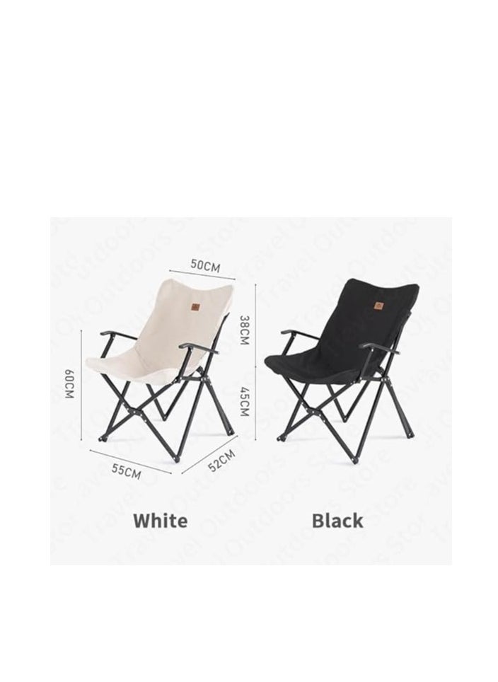 Naturehike Outdoor Foldable Moon Chair Black  - Image 3