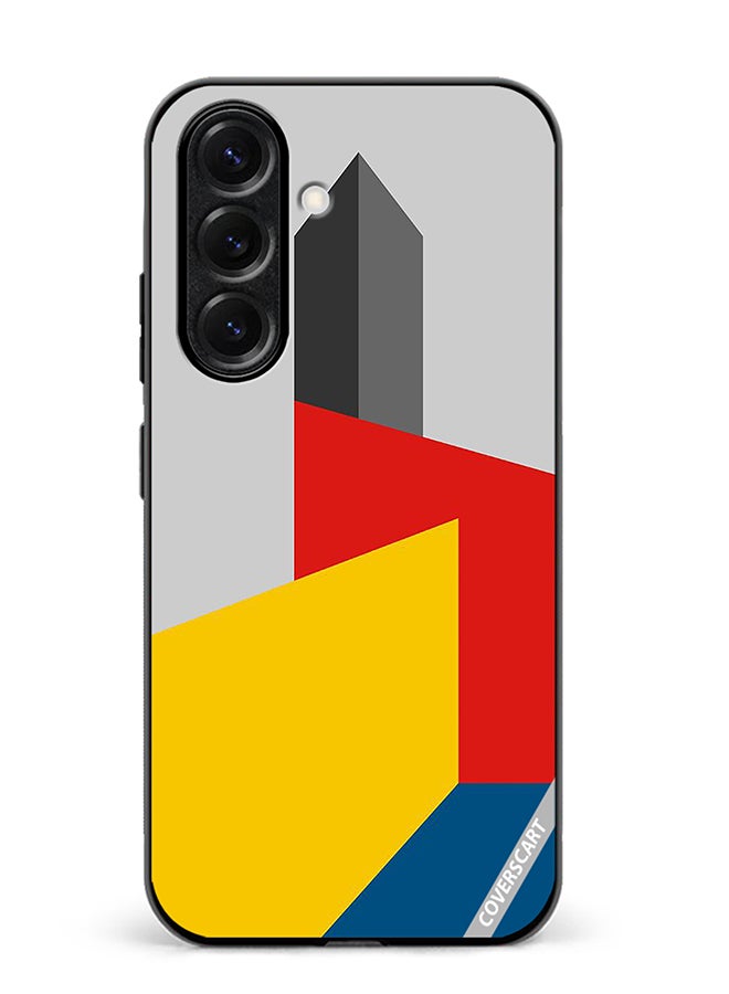VR CREATIVE Protective Case Cover For Samsung Galaxy S25 Plus Bauhaus Tower Design Multicolour
