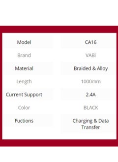 Vabi vabi USB TO Type c Cable 1m 3 piece pack  - Image 3