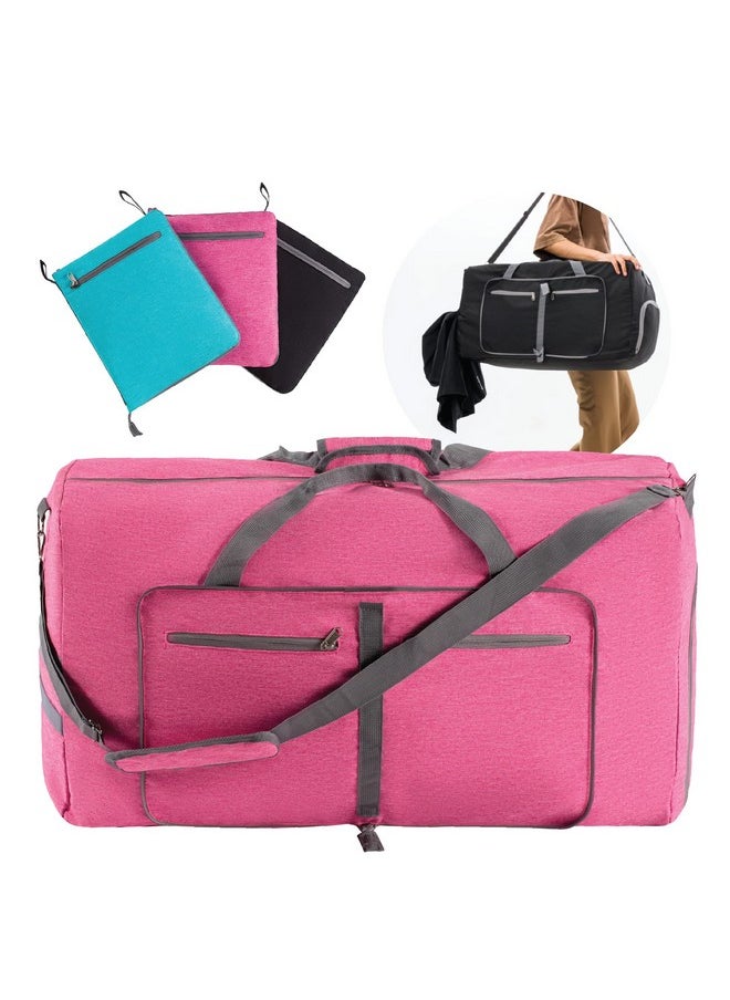 Large Travel Duffel Bag & Tote Luggage - Perfect Overnight Weekender & Gym Bag for Men & Women - Water-Resistant, Shoe Compartment - 80L (27 X 15 X 12 inches) Pink - pzsku/ZA2C546E14CEE7D75B905Z/45/_/1741329960/349ae4db-8217-472d-ac02-b5decc3aa144