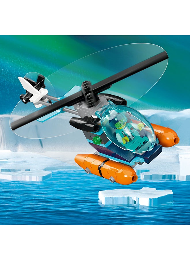 LEGO - City Arctic Explorer Ship 60368 Building Toy Set; Fun Gift For Kids Aged 7+; Includes A Floatable Boat, Helicopter, Dinghy, Rov Sub, Viking Shipwreck, 7 Minifigures And An Orca Figure (815 Pieces) - Image 1