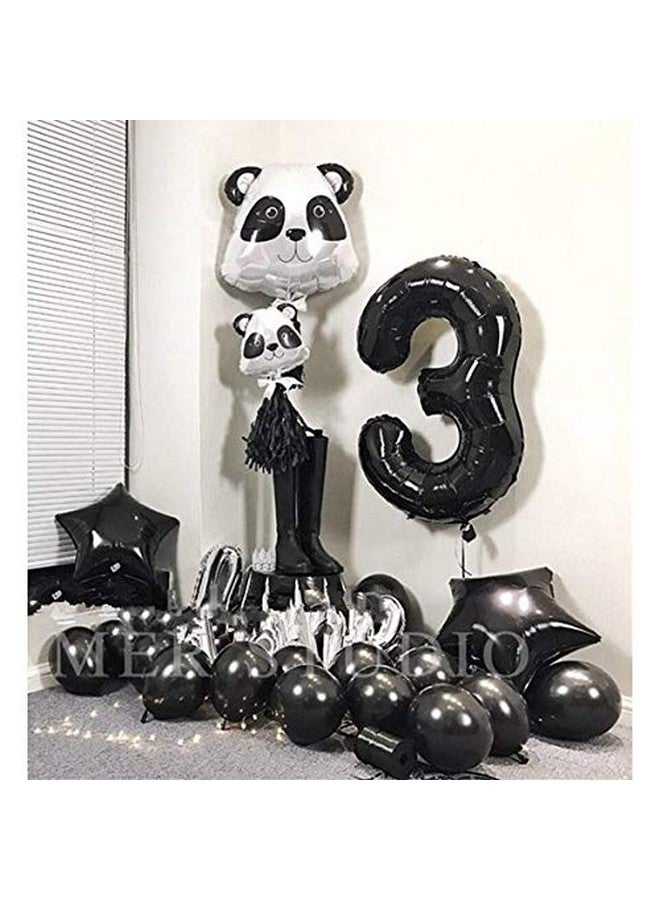 Balloonistics Black Number Nine Foil Balloon 40" Inch Balloon - Number 9 - Image 5