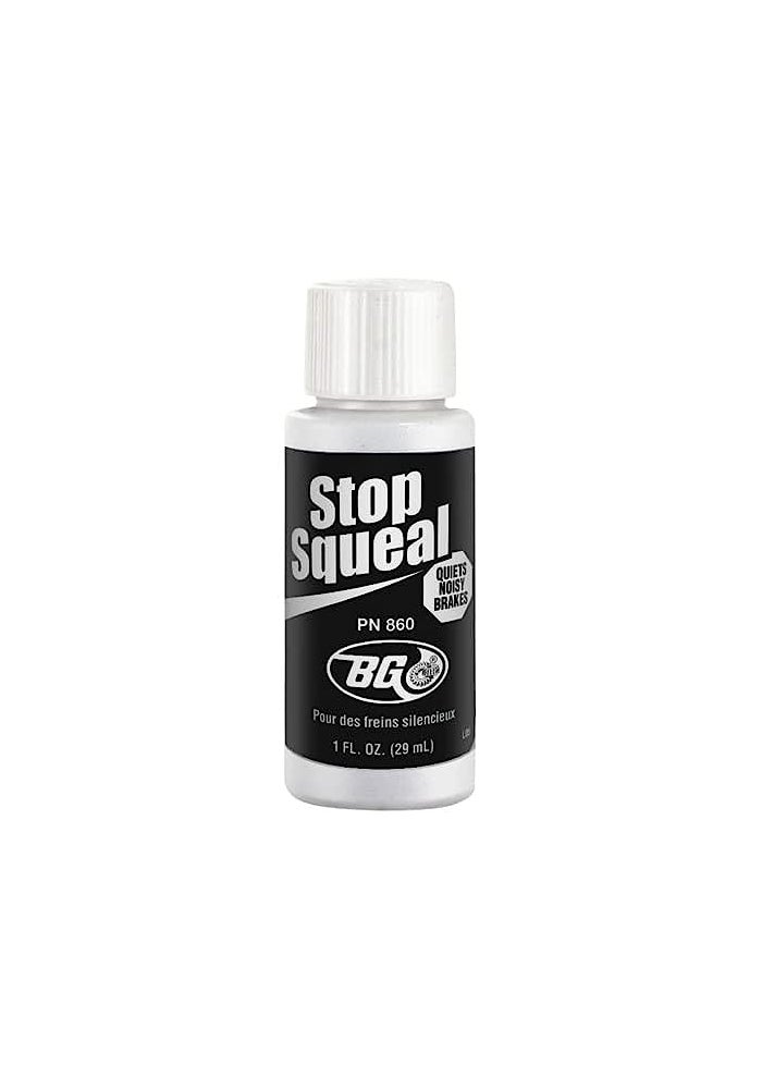 BG0002698761 BG Stop Squeal 1fl oz Disc Brake Quiet Pad AntiSqueal Reduces Brake Noise and Grinding Quiets Noisy Brakes PN 860 1 Ounces - Image 1