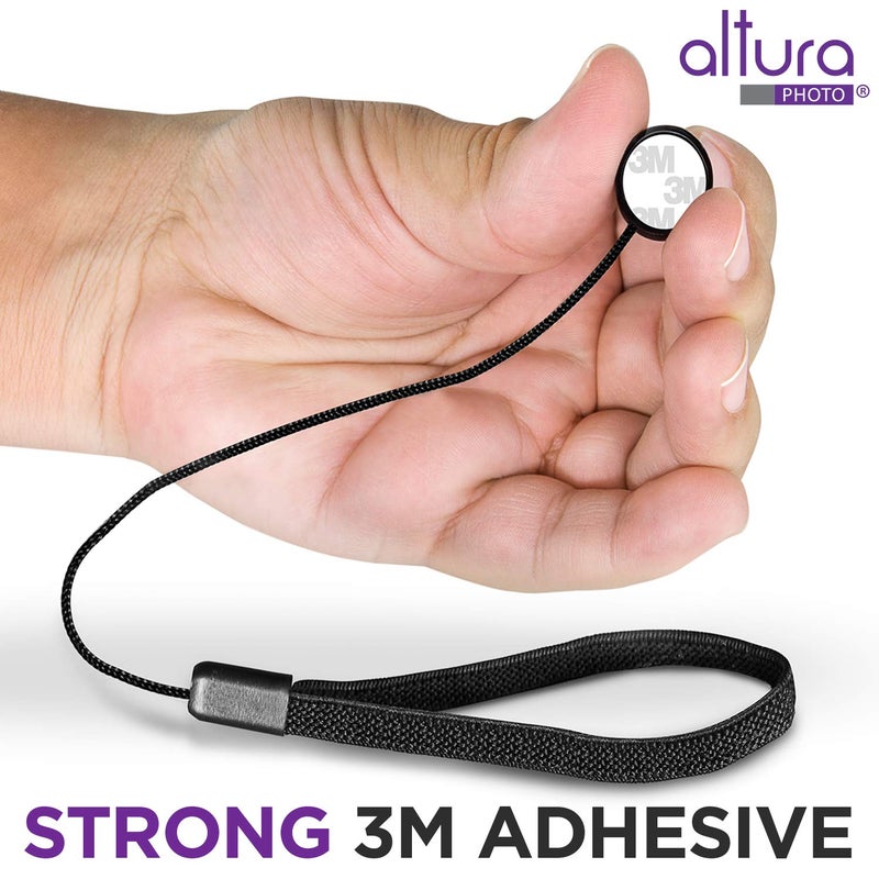 Altura Photo 5 Pcs Lens Cap Leash - Keeper Tether Holder for Canon Sony Nikon Sigma Tamron DSLR & Mirrorless Camera Lenses - Image 2