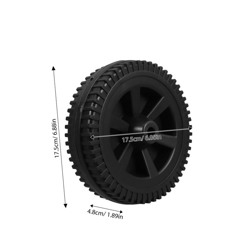 2 PCS Heavy Duty Industrial BBQ Grill Cart Wheels Replacement Accessory Parts - Image 3