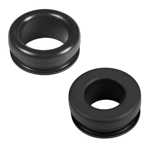 BANLIN 5339 Valve Cover Breather Grommet for All Valve Covers with 1-1/4 inch Filler-breather Holes, 2 Pack (0.75" & 1" I D) Oil & Heat Resistant PVC Cover Grommet for SBC BBC SBF Engines Vent Systems - Image 1