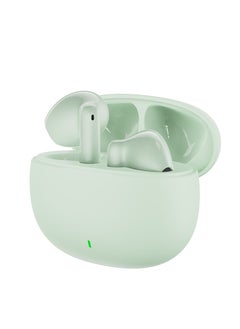 Mezone MEPODS True Wireless Bluetooth Earbuds with Touch Control, Powerful Bass, Bluetooth 5.3 Earphones, 5-6 Hours Playtime & Built-in Microphone, Mint  - Image 1