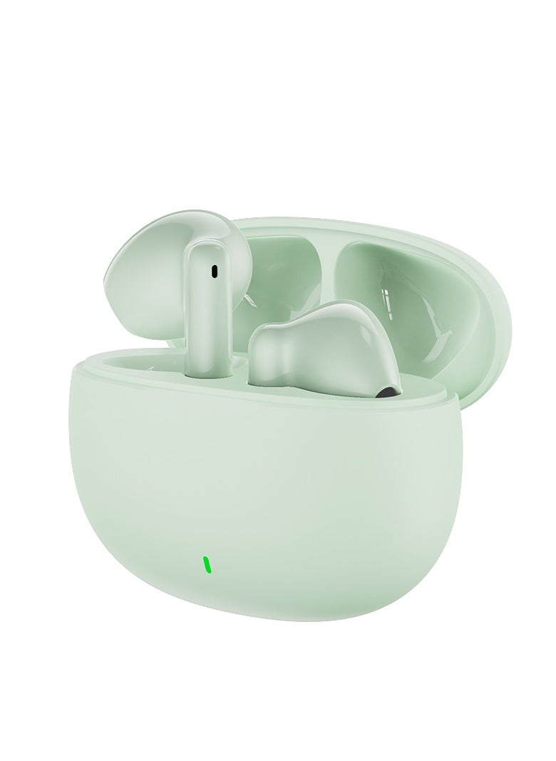 Mezone MEPODS True Wireless Bluetooth Earbuds with Touch Control, Powerful Bass, Bluetooth 5.3 Earphones, 5-6 Hours Playtime & Built-in Microphone, Mint  - Image 1