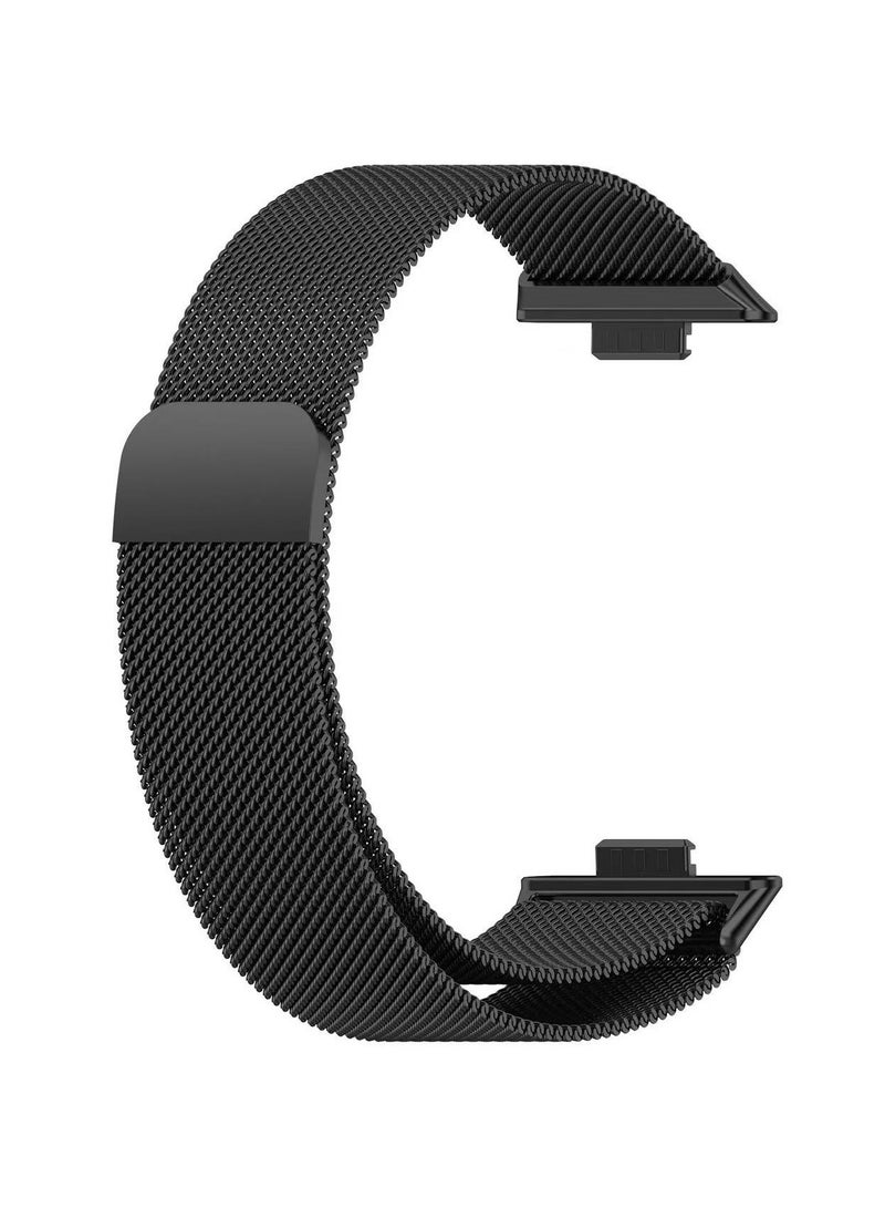 DKNG Huawei Watch Fit 4 Pro/Fit 4/Fit 3 Adjustable Magnetic Stainless Steel Smartwatch Replacement Strap Black - Image 1