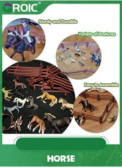 GROIC Horse Club Play Set with 2 Rider and Hanoverian Gelding,Saddle and Bridle,Horse Figurine,Farm Animal Toy Figure,Fun and Imaginative Play,Horse Toy  - Image 3
